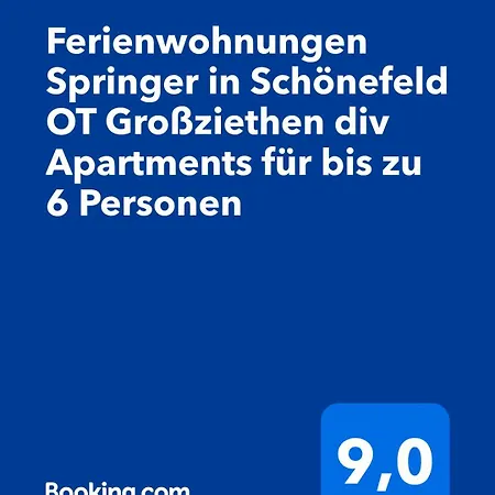 Appartement Springer In Ot Grossziethen Div Fuer Bis Zu 6 Personen *